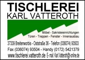 Tischlerei Karl Vatteroth