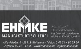 Manufakturtischlerei Ehmke GmbH & Co. KG