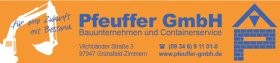 Pfeuffer GmbH - Bauunternehmen und Containerservice